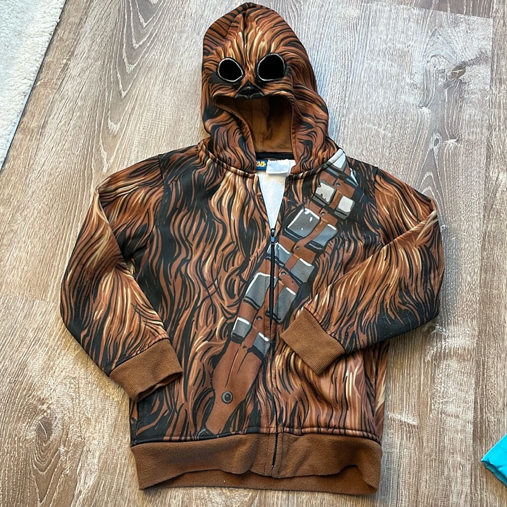 Chewbacca Star Wars jacket with hood size 6